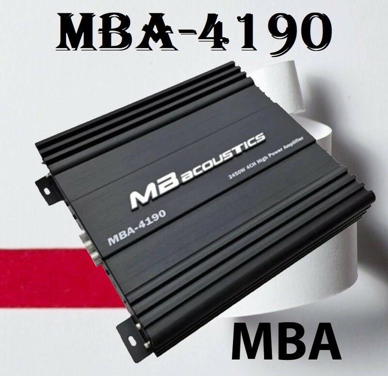 MBA-4190 آمپلی فایر ام بی اکوستیک