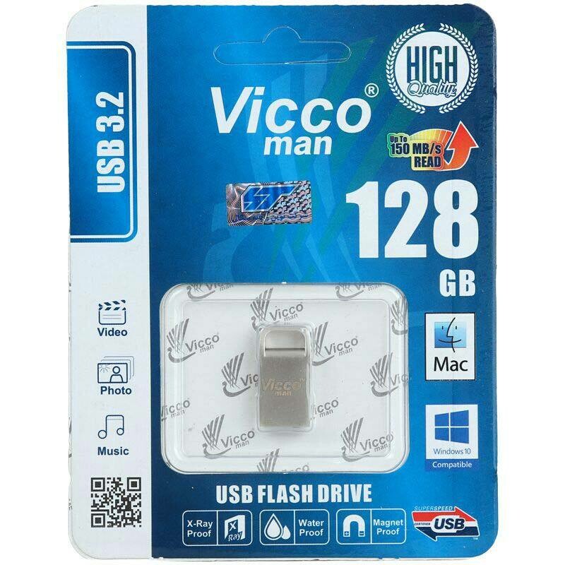 فلش 128 گیگ ویکومن ViccoMan VC374 USB 3.2