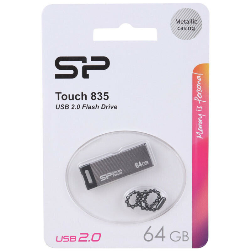 فلش 64 گیگ سیلیکون پاور Silicon Power Touch 835