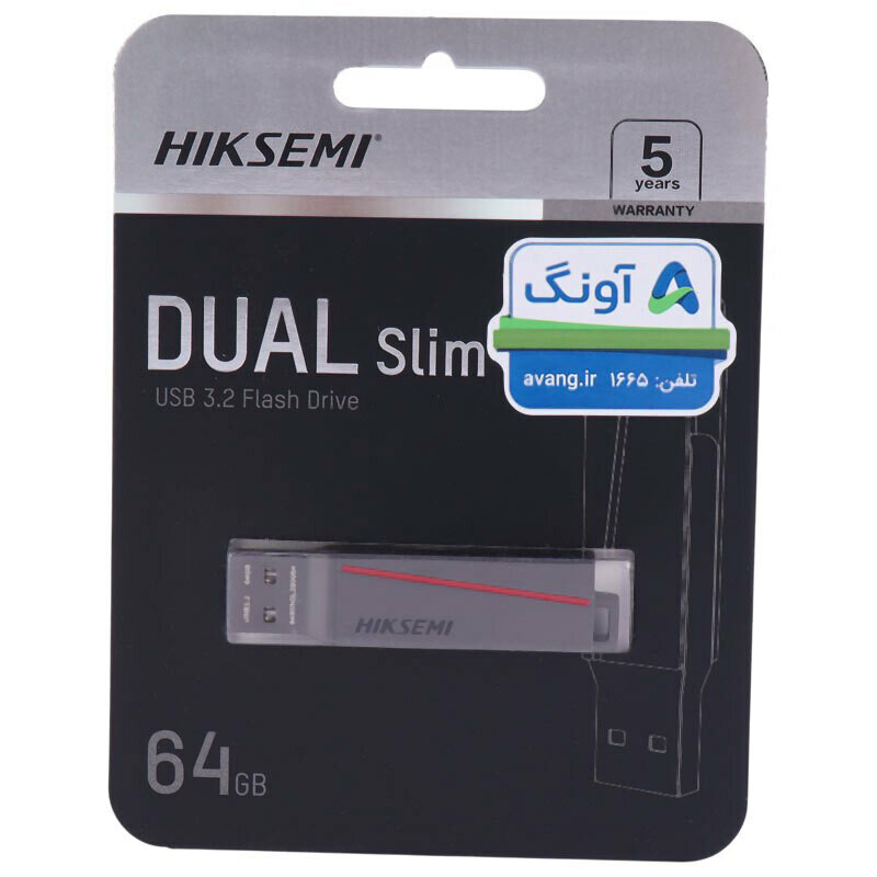 فلش 64 گیگ هایک سمی Hiksemi HS-USB-E307C OTG Type-C USB3.2