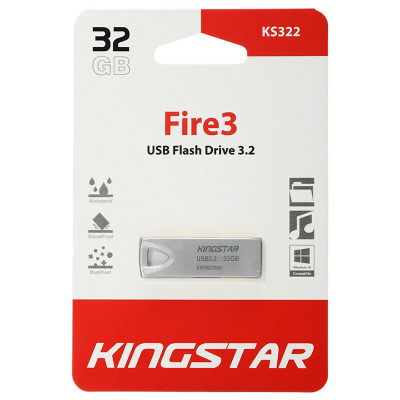 فلش 32 گیگ کینگ استار KingStar Fire3 KS322 USB 3.2