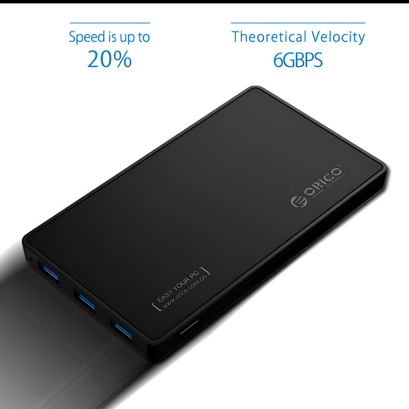 باکس هارد 2.5 اینچی و هاب 3 پورت اوریکو 2588H3