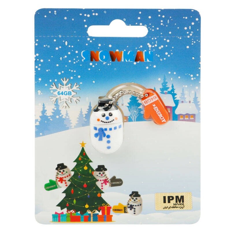 فلش عروسکی 64 گیگ ایکس انرژی X-Energy Snowman