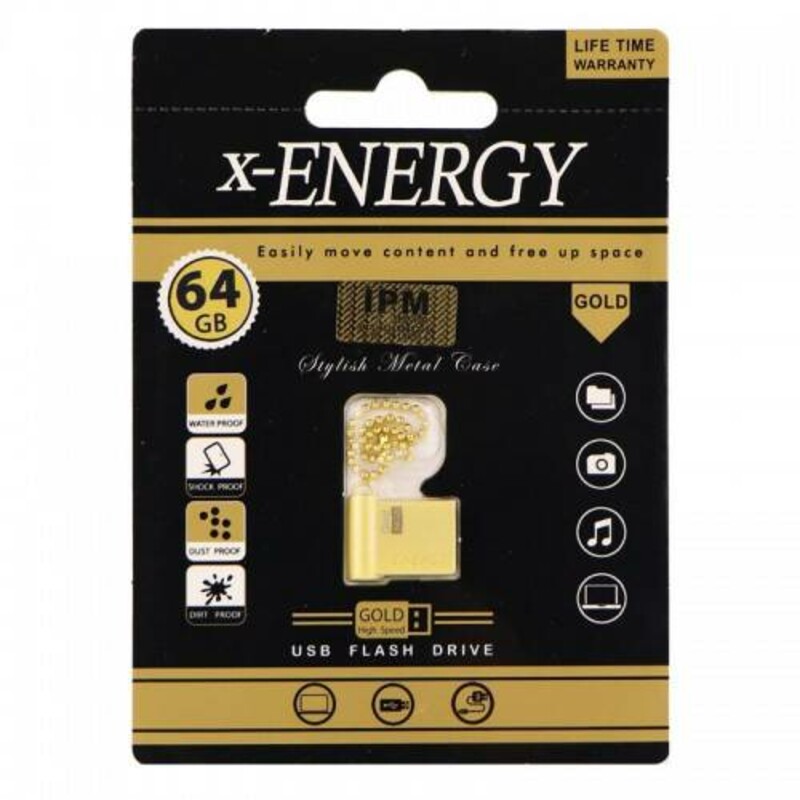 فلش 64 گیگ ایکس-انرژی X-Energy Gold