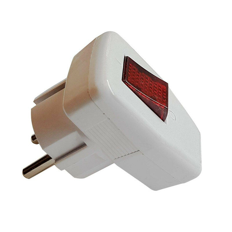 دوشاخه برق ارت دار کلیددار پرتو Parto Paya