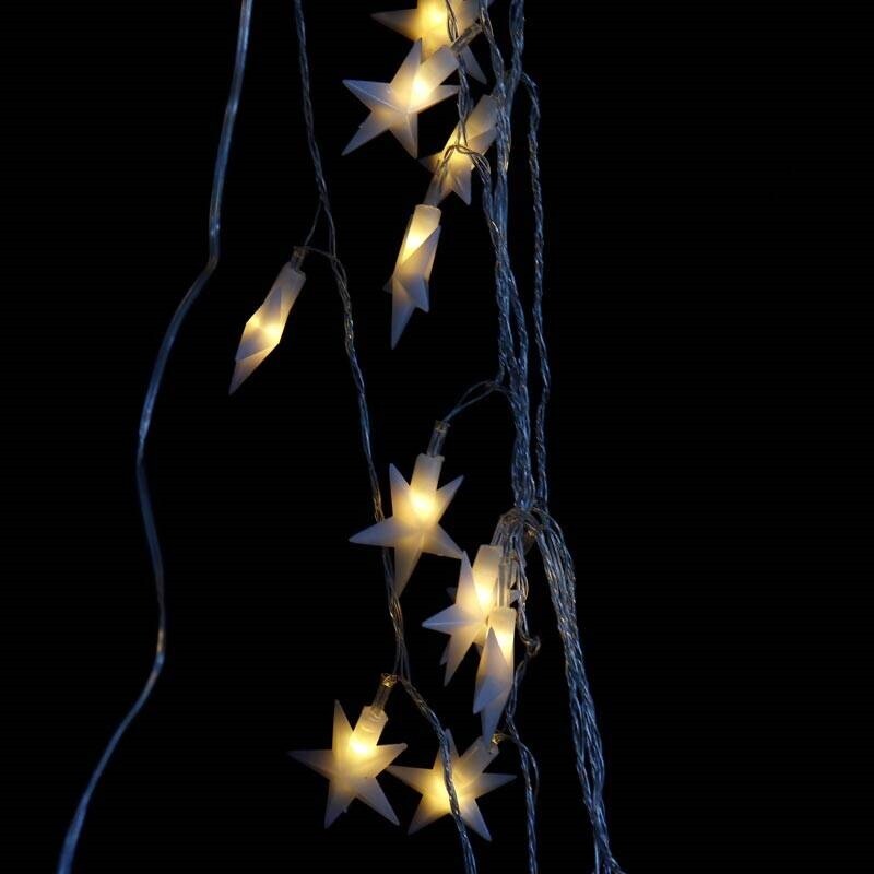 ریسه طرح ستاره پلاستیکی آفتابی طول 5.5 متر