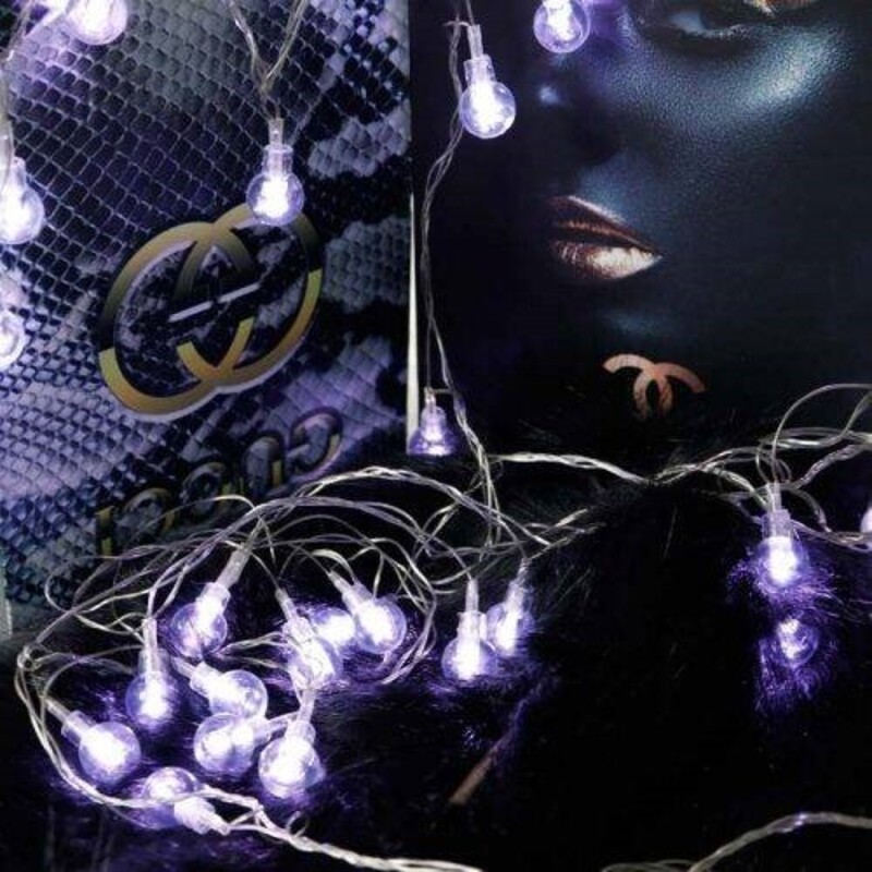 ریسه طرح لامپ کوچک مهتابی طول 4.5 متر