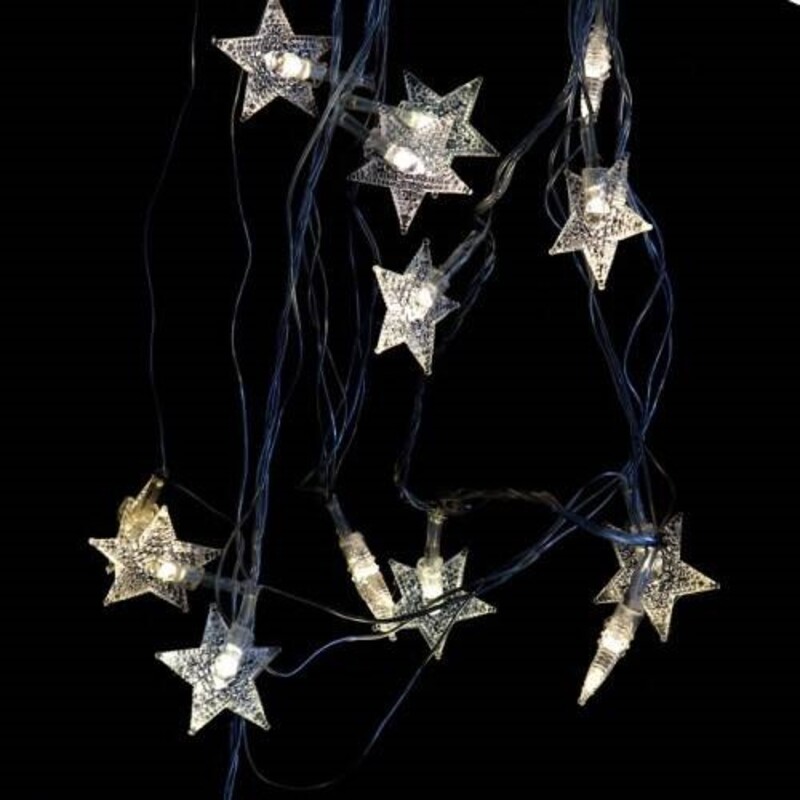 ریسه طرح ستاره 28 لامپ آفتابی طول 4 متر