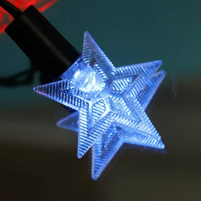 ریسه طرح ستاره رنگی طول 4٫3 متر