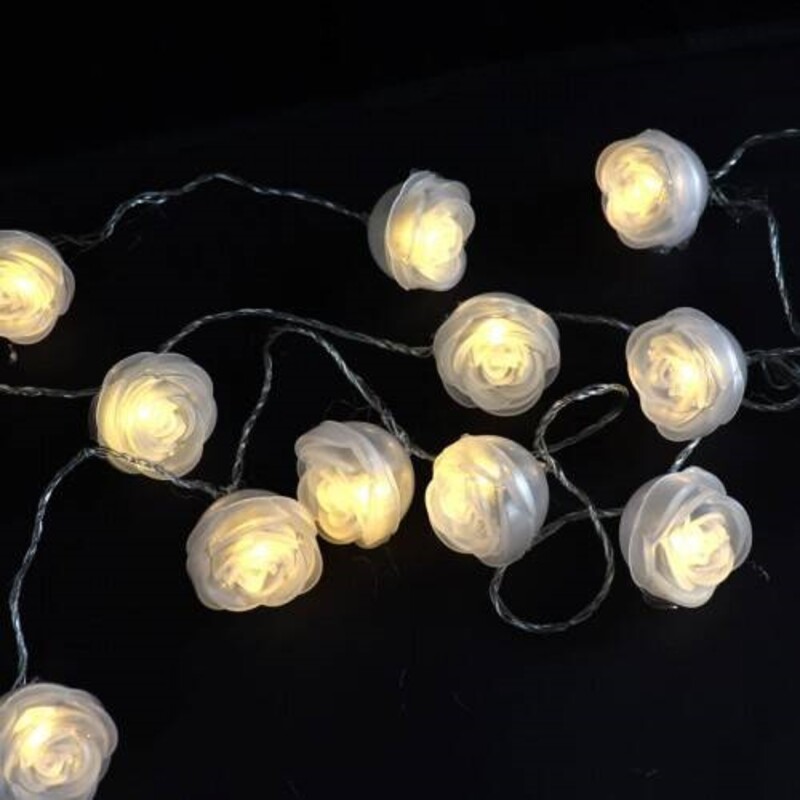 ریسه طرح گل پلاستیکی آفتابی طول 3.5 متر