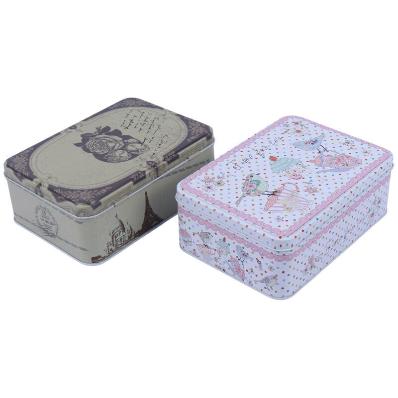 جعبه هدیه فلزی طرح مستطیلی کد 2