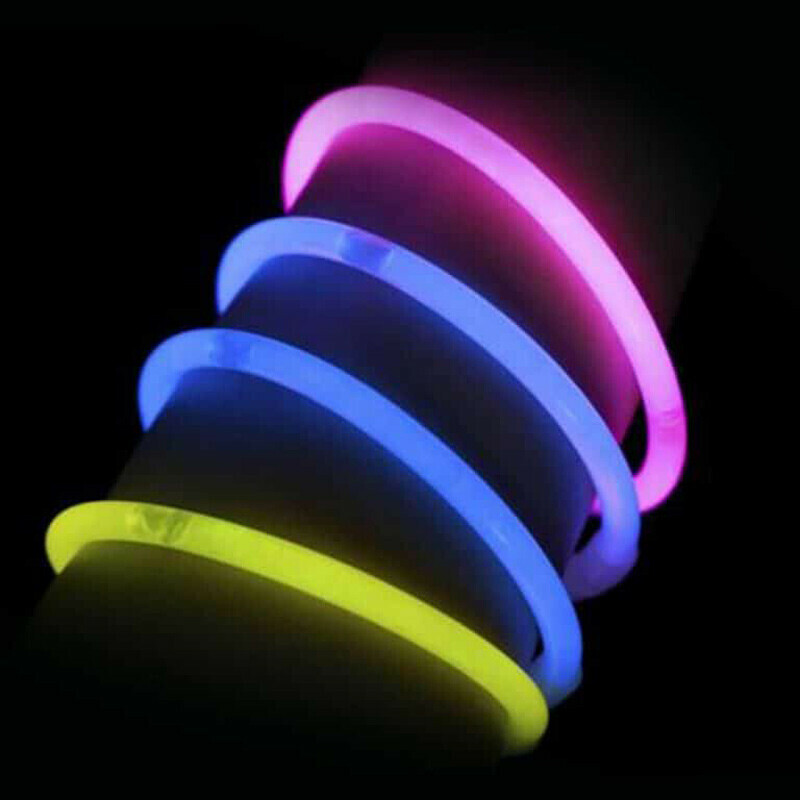 دستبند شبرنگ Glow Bracelet بسته 50 عددی