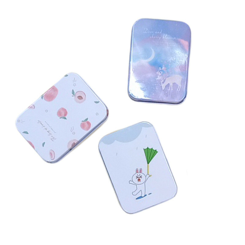 جعبه هدیه فلزی طرح مستطیلی بسته 3 عددی کد 2