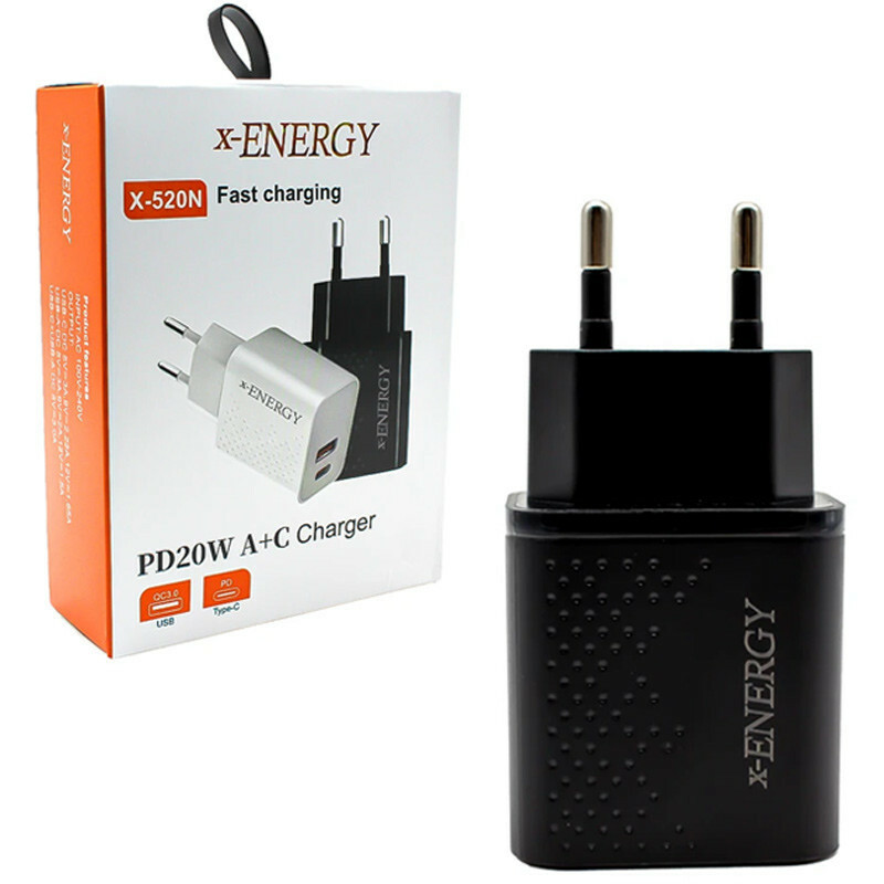 شارژر دیواری 20 وات ایکس انرژی X-520N QC3.0 PD 3A