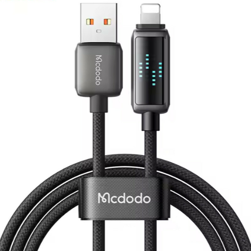 کابل لایتنینگ فست شارژ 3 آمپر مک دودو CA-525 طول 1.2 متر