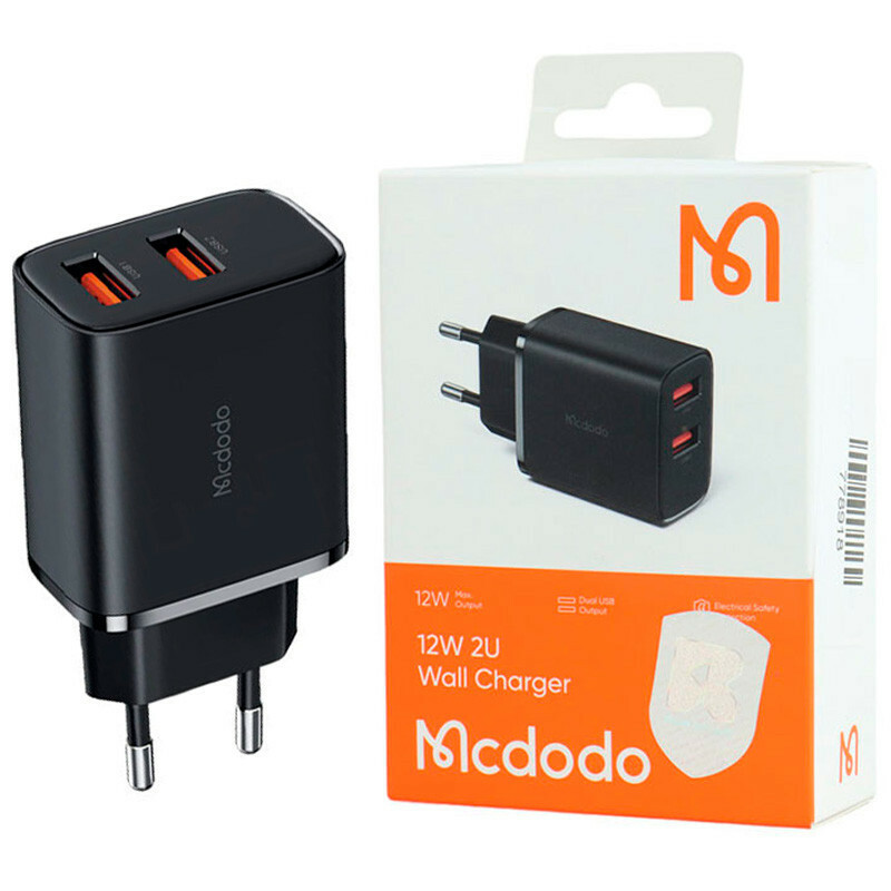 شارژر دیواری 12 وات مک دودو CH-507 2.4A