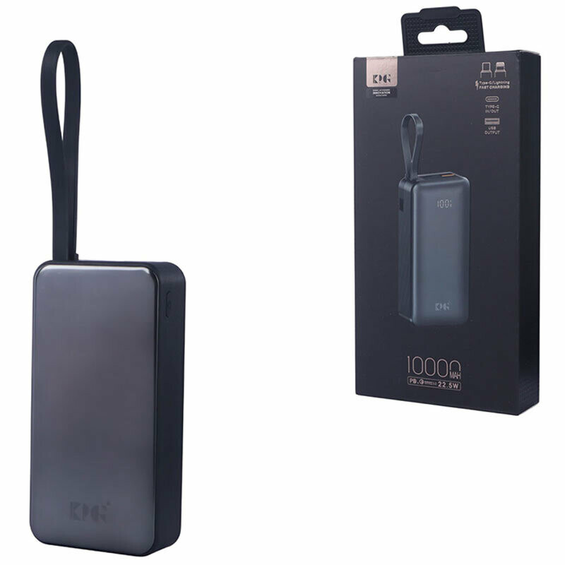 پاور بانک فست شارژ کی پی جی KPG-109 QC3.0 PD 22.5W ظرفیت 10000 میلی آمپر ساعت
