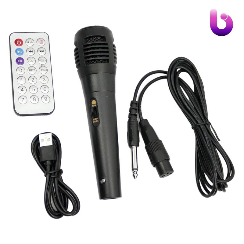 اسپیکر چمدانی بلوتوثی گلکس بیت GS-14 + میکروفون و ریموت کنترل