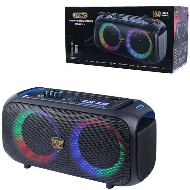 اسپیکر بلوتوثی اپیمکس Epimax 775 + میکروفون و ریموت کنترل
