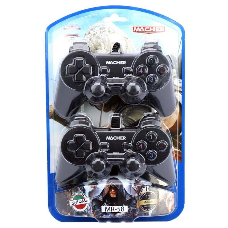 دسته بازی دوبل شوکدار Macher MR-58 PC