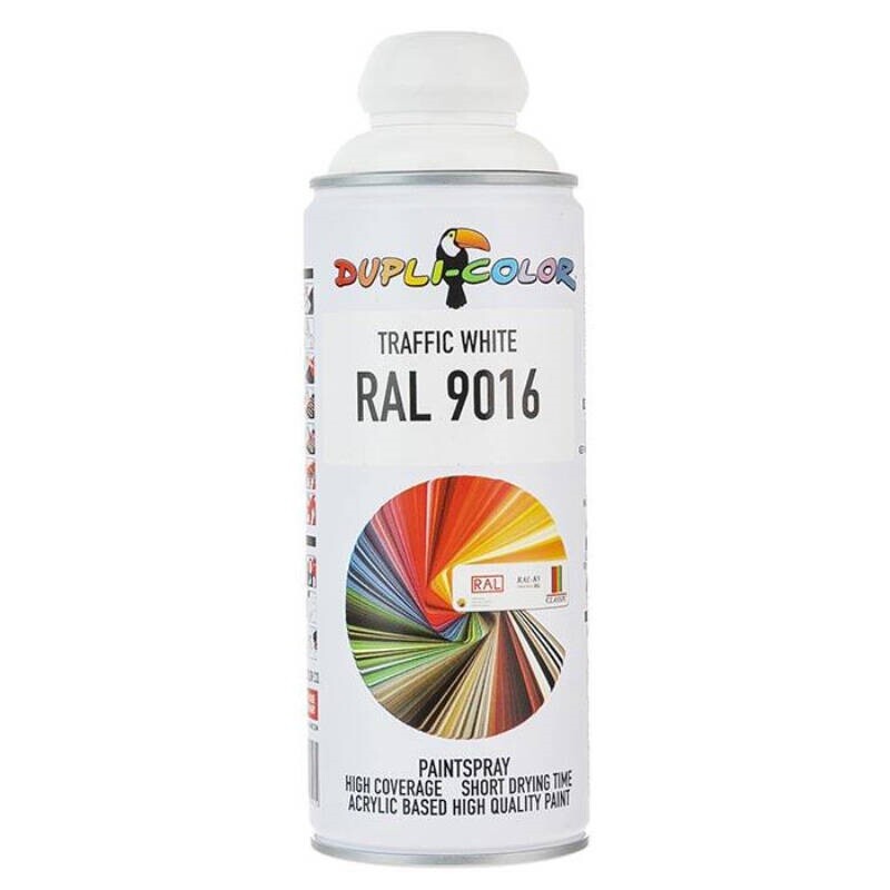 اسپری رنگ سفید Dupli-Color RAL 9016 400ml