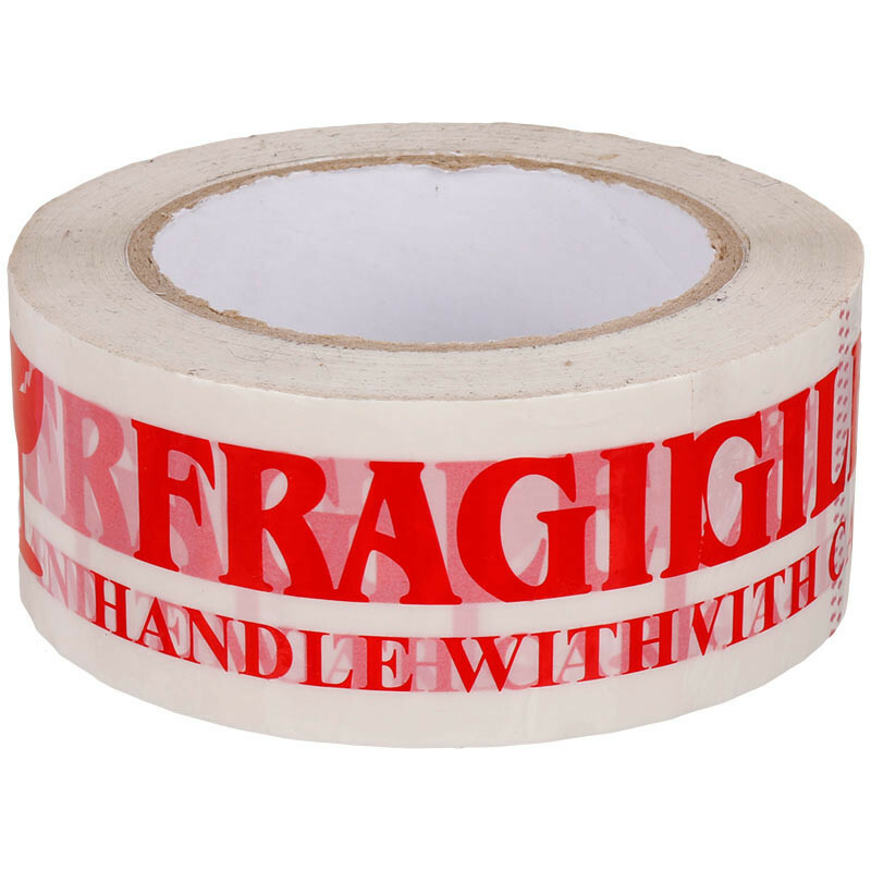 چسب پهن رنگی 5 سانتی متر Fragile White
