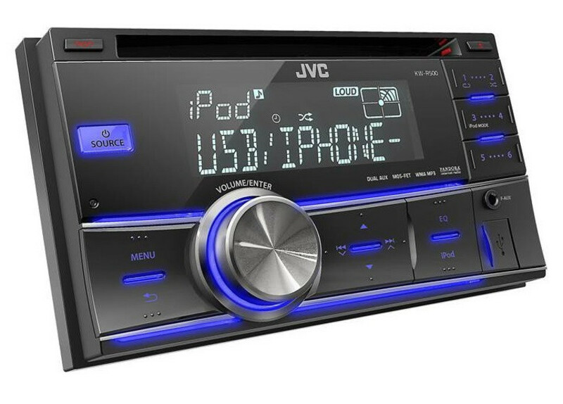 JVC KW-R500 پخش صوتی دو دین جی وی سی