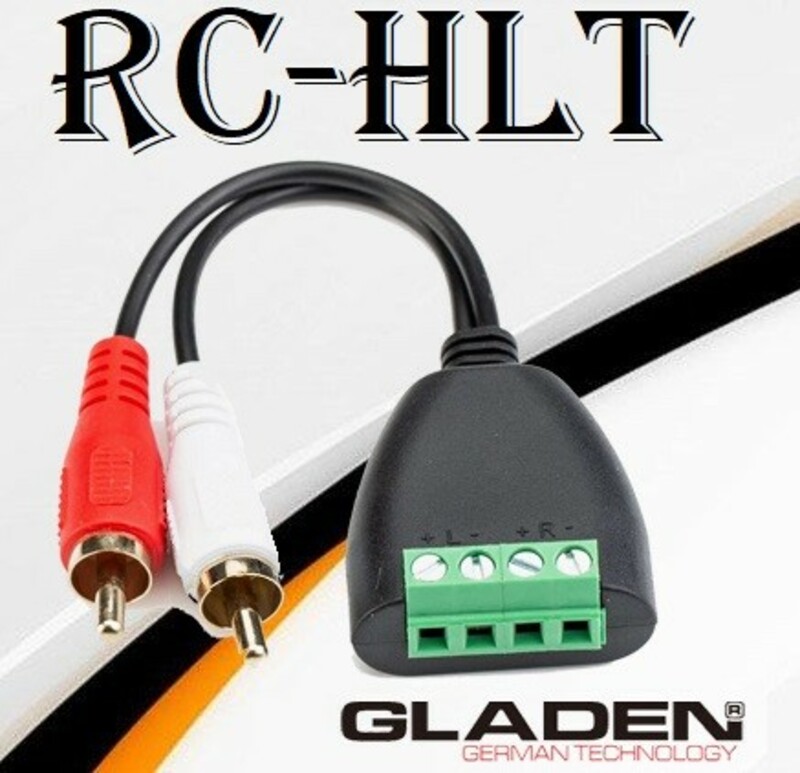 Gladen RC-HLT تبدیل سیم باند به RCA گلیدن