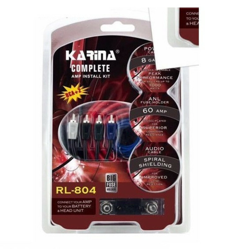 Karina RL-804 + 2 RC سیم پک آمپلی فایر کارینا