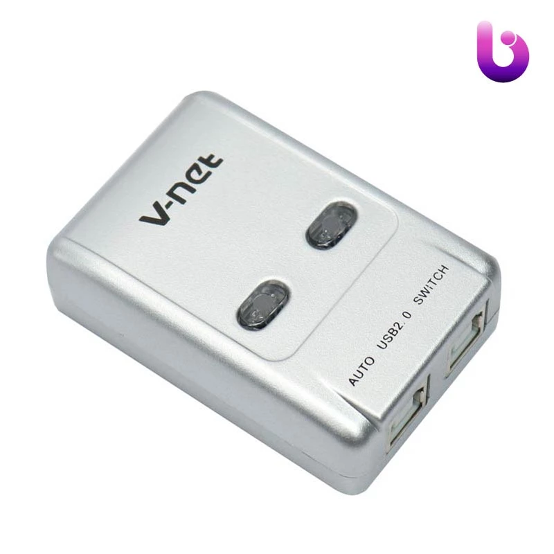 سوییچ پرینتر V-net USB Auto Sharing 2 Port