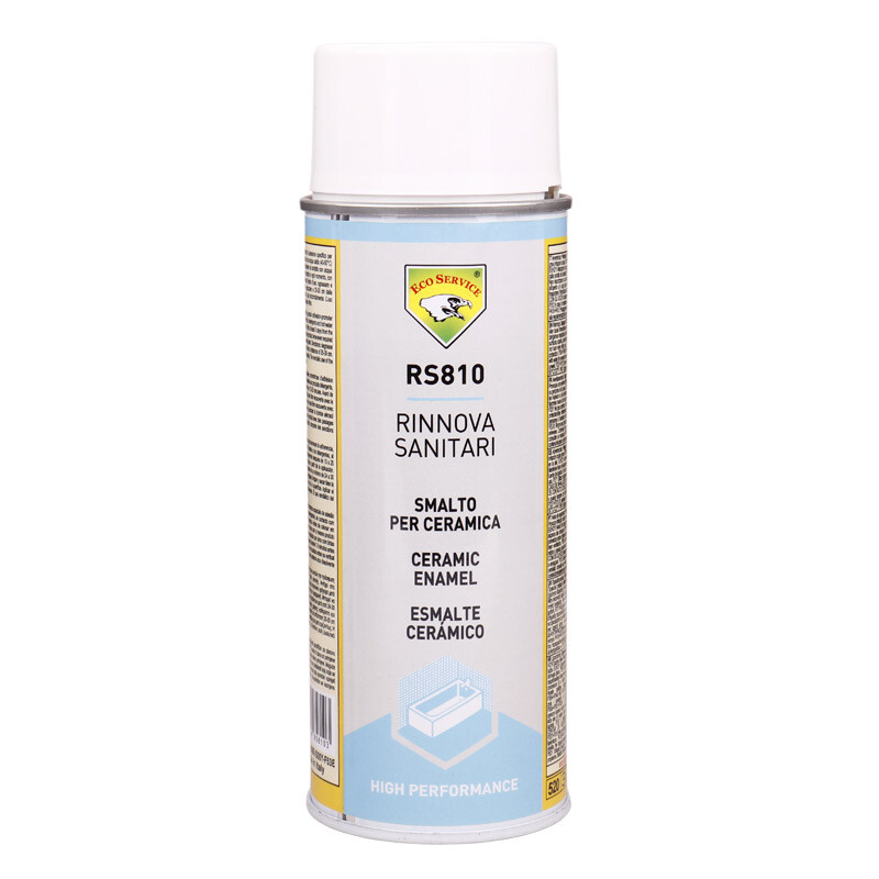 اسپری رنگ لعاب سفید Eco Service Rinnova Sanitari RS810 400ml