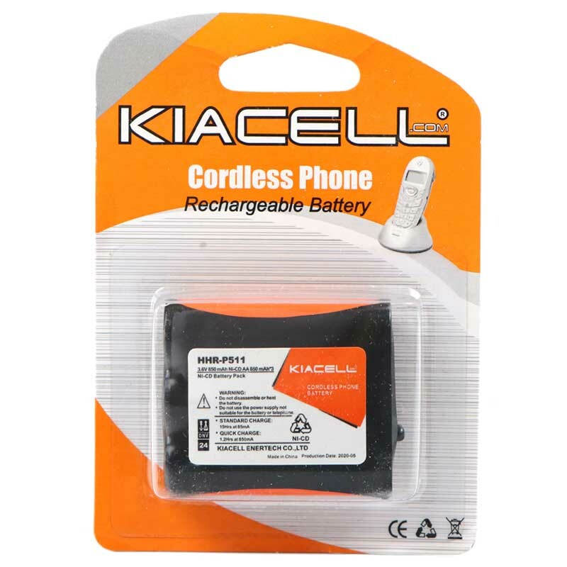 باتری تلفن بی سیم کیاسل KIACELL HHR-P511