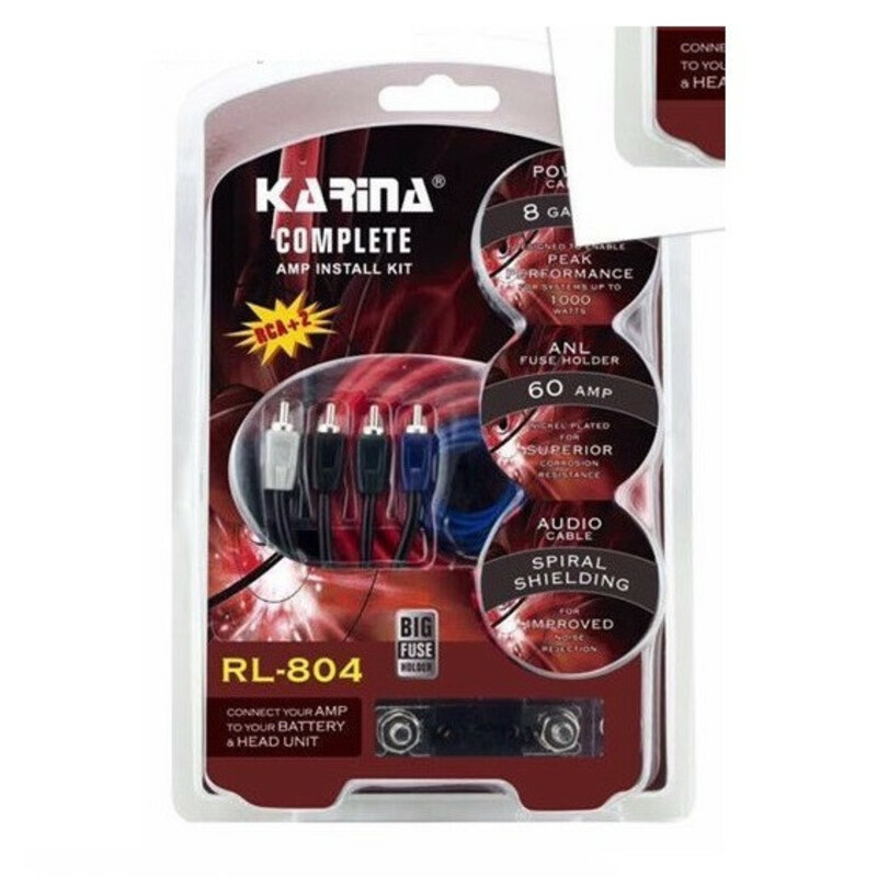 Karina RL-804 + 2 RC سیم پک آمپلی فایر کارینا