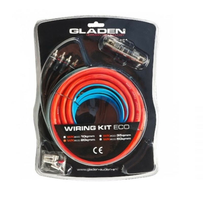 Gladen WK10 سیم پک گیج 8 گلیدن
