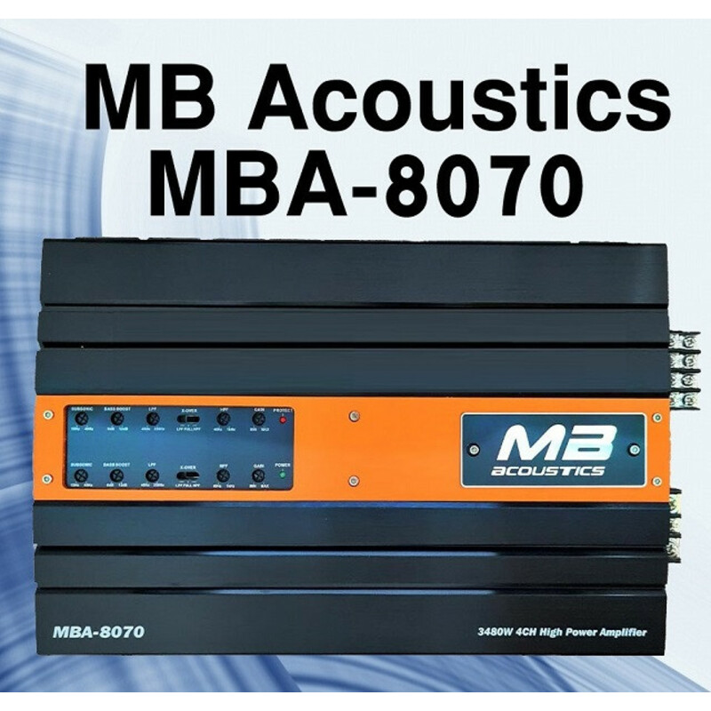 MBA-8070 آمپلی فایر ام بی آکوستیک