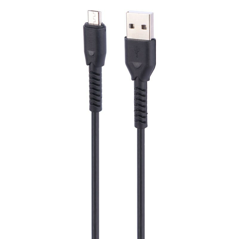 کابل میکرو یو اس بی فست شارژ 5 آمپر شوش SH103A طول 1.1 متر