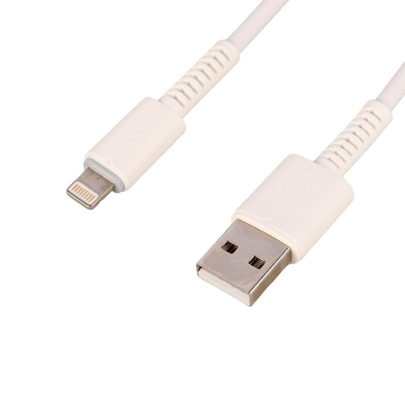 کابل لایتنینگ فست شارژ 2 آمپر یسیدو CA120L طول 1 متر