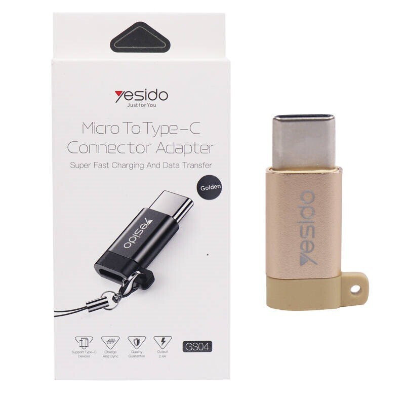 تبدیل Yesido GS04 MicroUSB To Type-C