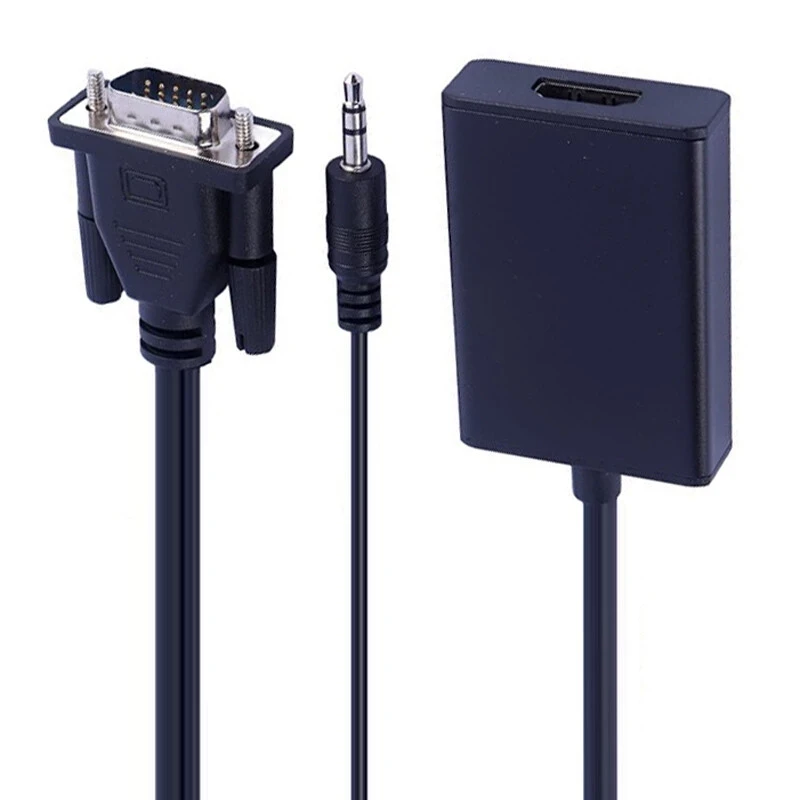 تبدیل VGA به HDMI پی نت + کابل صدا