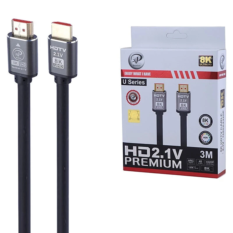 کابل HDMI 8K ایکس پی پروداکت U Series طول 3 متر