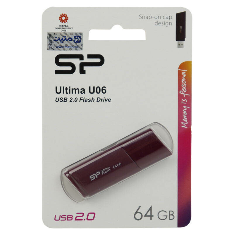 فلش 64 گیگ سیلیکون پاور Silicon Power Ultima U06
