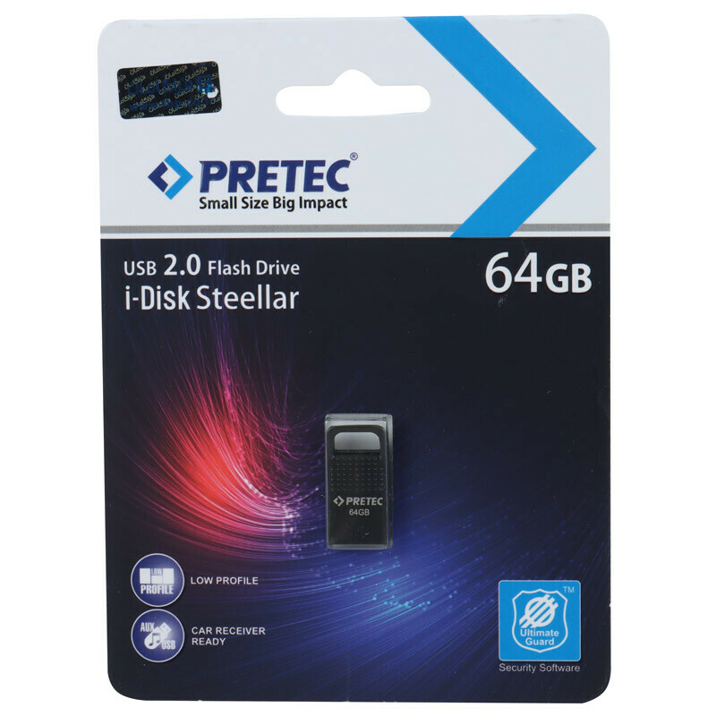 فلش 64 گیگ پرتک Pretec i-Disk Steellar