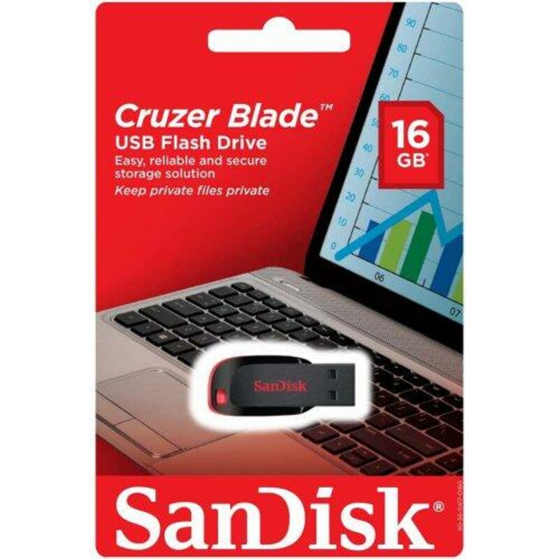 فلش 16 گیگ سن دیسک SanDisk Cruzer Blade
