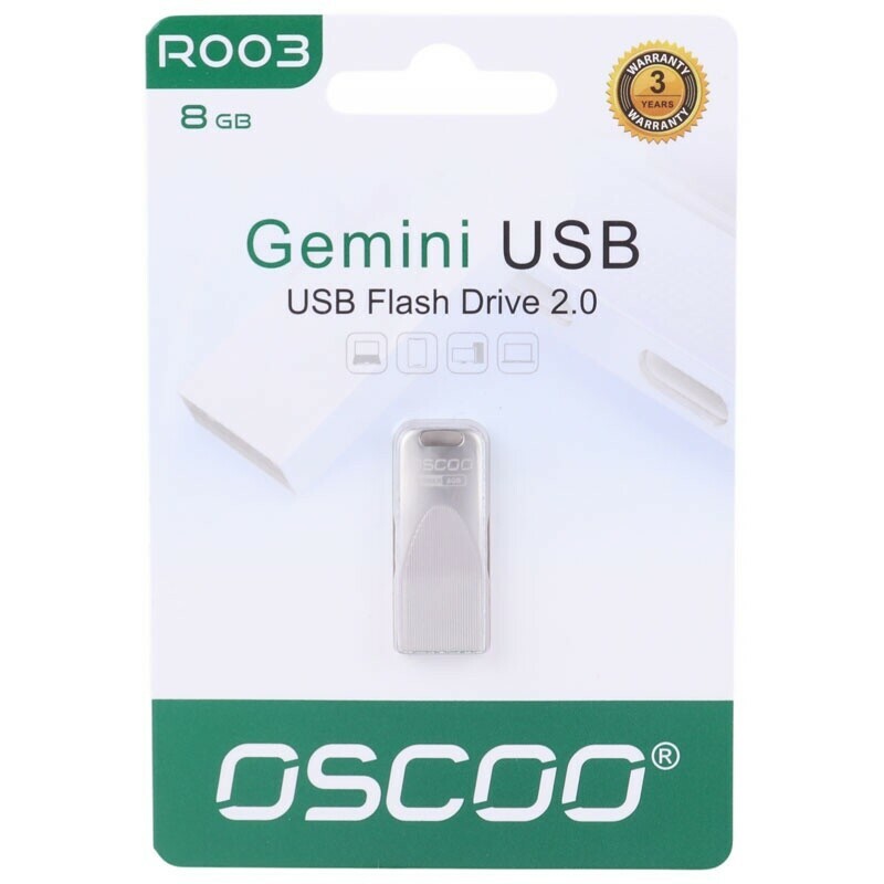 فلش 8 گیگ اوسکو Oscoo Gemini R003
