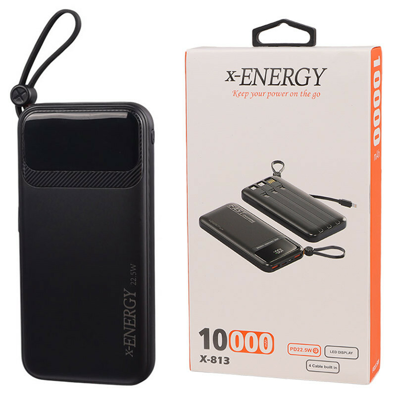 پاور بانک فست شارژ ایکس انرژی X-813 PD 22.5W ظرفیت 10000 میلی آمپر ساعت