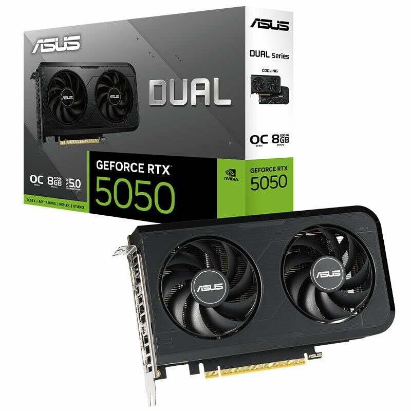 کارت گرافیک ASUS Dual GeForce RTX 5050 OC Edition 8GB GDDR6 128Bit