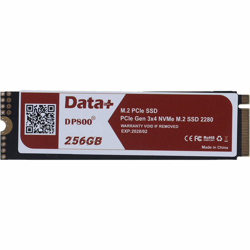 حافظه SSD دیتا پلاس DATA+ DP800 256GB M.2