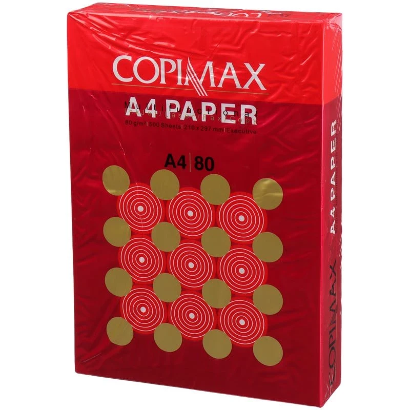 کاغذ A4 کپی مکس قرمز 80 گرم بسته 500 عددی