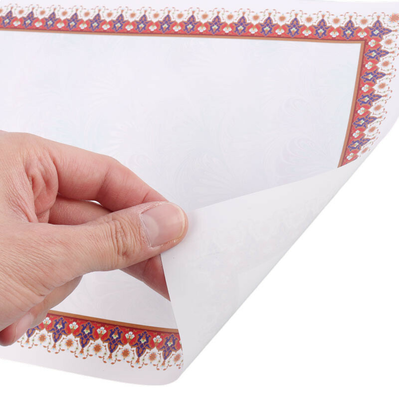 کاغذ تذهیب A4 طرح دار بسته 100 عددی