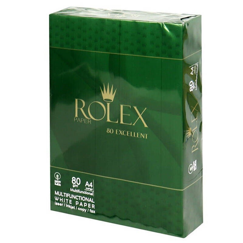 کاغذ A4 رولکس 80 گرم بسته 500 عددی شرینک